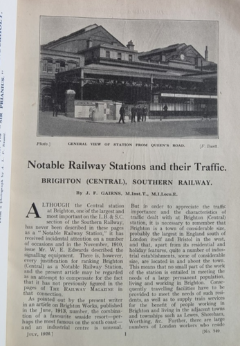 RAILWAY MAGAZINE VOL. LIX JULY TO DECEMBER 1926 / ILLUSTRATED - Picture 11 of 24