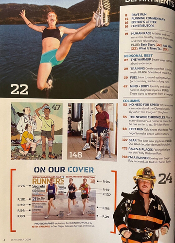 2008 Runner’s World September Ryan Hall, Olympics Preview, Nike ad - Picture 7 of 12