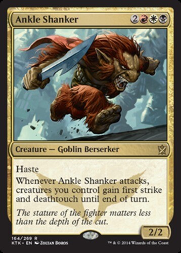 MTG - Ankle Shanker - Foil - Khans of Tarkir - NM, English Magic FLAT RATE SHIP - Picture 1 of 1