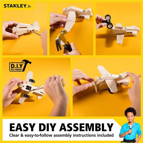 Stanley JR. Rückziehbares Flugzeug-Kit und 7-teiliges Werkzeugset - Bild 3 von 9