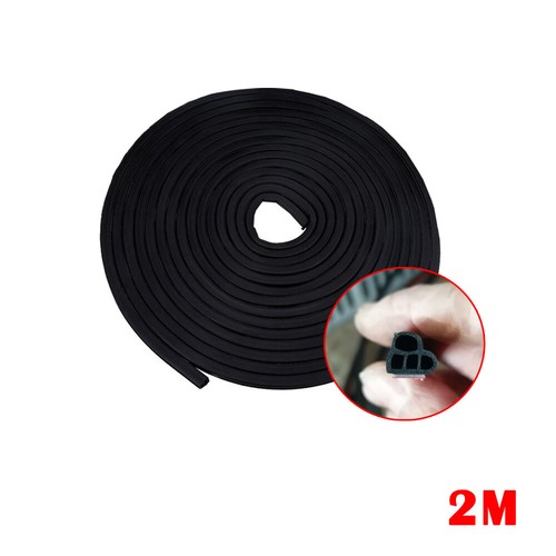 1x Rubber Strip Car Door Hood Trunk Trim Edge Moulding Weatherstrip Accessories - Imagen 4 de 15