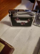 ronson adonis lighter Vintage Purple Flower