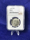 1968-D  Kennedy 40% Silver Half Dollar 50c *NGC MS65 Gem Brilliant Uncirculated*