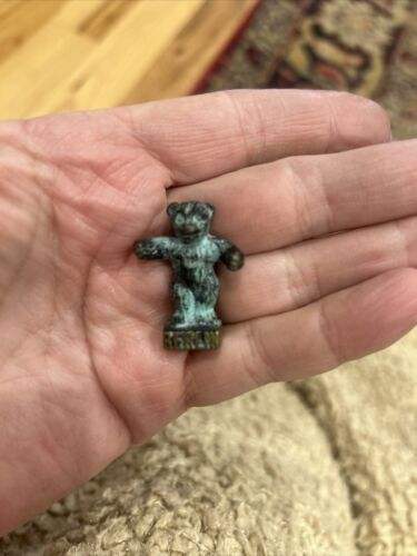 VINTAGE 1950s MCM Walter Bosse BRONZE TEDDY BEAR F 1.25" BERLIN ENGRAVED. - Picture 7 of 7