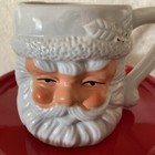 Vintage Ceramic Santa Face Mug 3.5 Inches Tall-EUC — photo 6