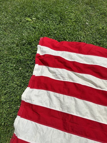 1960-Present Valley Forge Flag Co. USA 9ft x 4ft 5” 100% Cotton AMERICAN FLAG - Picture 6 of 8