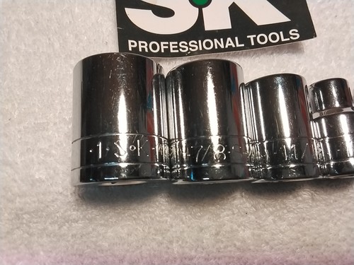 1/2" DRIVE S-K 5PC SOCKET SET SAE - Picture 2 of 5