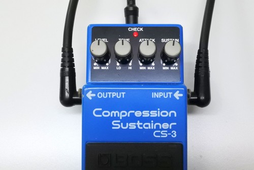 BOSS CS-3 Compression Sustainer Effects Pedal MIJ 1988 #165 ACA 12V DHL or EMS - Picture 11 of 12