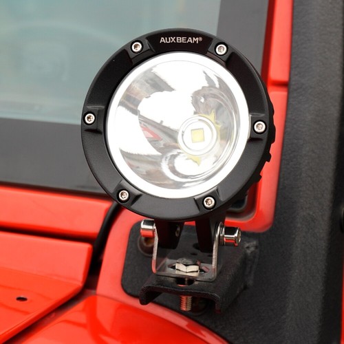 AUXBEAM 4" Inch LED Work Light Bar Spot Driving Fog Pods Offroad ATV Boat Trucks - Picture 8 of 12