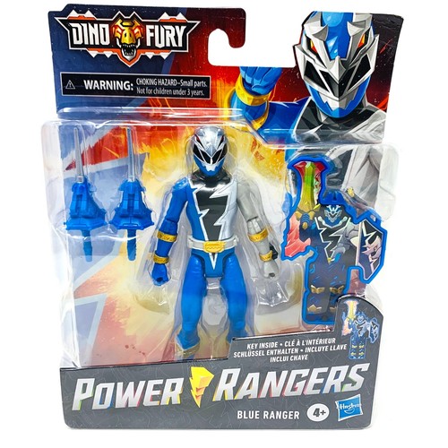 Power Rangers Dino Fury Blue Ranger Mighty Morphin Power 2021 New Action Figure - Picture 1 of 5
