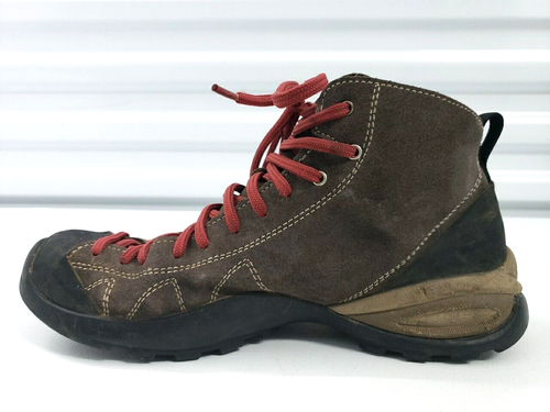 Asolo CACTUS Mens 8 Elephant Brown Suede Gore Tex Trail Hiking Boots - Picture 2 of 20