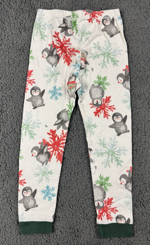 Burt's Bees Kinder Bio Baumwolle 2-teilig Pinguine Schneeflocke Urlaub Pyjama Set 5T 5 - Bild 4 von 7
