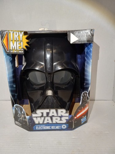 NEW IN BOX Star Wars Darth Vader Electronic Helmet by Hasbro Battery Operated