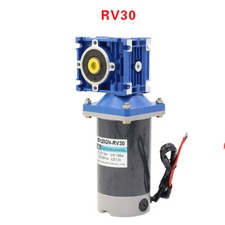 120w 12v 24v RV30 DC Worm Gearmotor RV30 Self-Gearing Single-lock Shaft Rotation