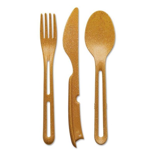 Koziol Besteck-Set 3-teilig KLIKK nature Camping, to-go Messer, Gabel Löffel - Bild 8 von 16