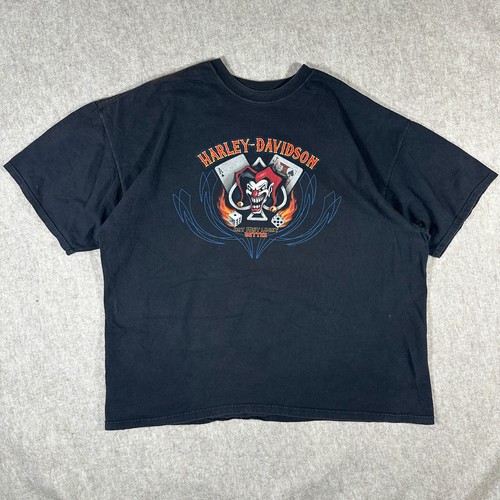 Vintage Y2K Harley Davidson Clown Jester Arizona T Shirt Size 3XL Biker - 第 1/13 張圖片