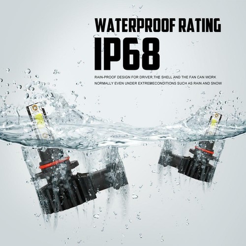 9005 HB3 LED Headlight Kit 2200W 330000LM Hi/Lo Beam Bulb 6000K White Plug &play - Picture 9 of 12