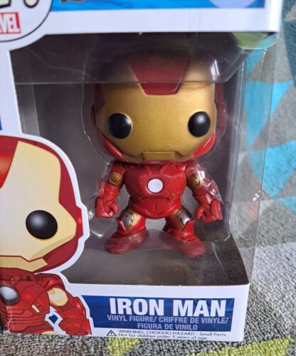 Iron Man Pop 11 - Marvel Avengers Funko Pop! Vinyl 2012 + Protector - Picture 7 of 14