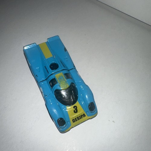Majorette Porsche 917 KH Blue/Yellow Gesipa #3 Vintage RARE Die-Cast HTF - Picture 2 of 6