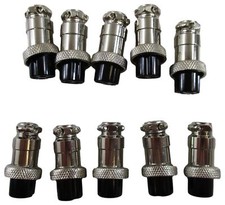Lot of 10 Workman C4 Replacement Female 4-Pin CB Radio Microphone Plug End C-4