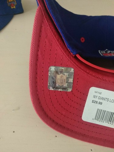 New York Giants Reebok NFL Team Bekleidungskappe - Bild 4 von 7
