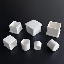 Chair Leg Cap PVC Feet Protector Pads Furniture Table Covers Bottom - White