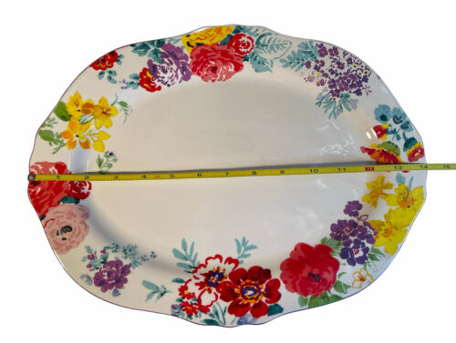 "Plato para servir gres ""Garden Meadows"" para mujer Pioneer ¡MUY RARO! QVC - Imagen 3 de 6