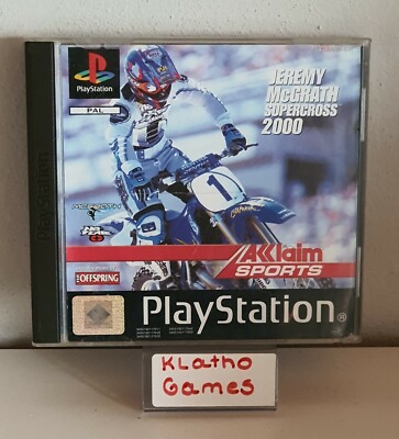 Sony Playstation PS1 PSX Spiel - Jeremy McGrath Supercross 2000 - PAL B2332