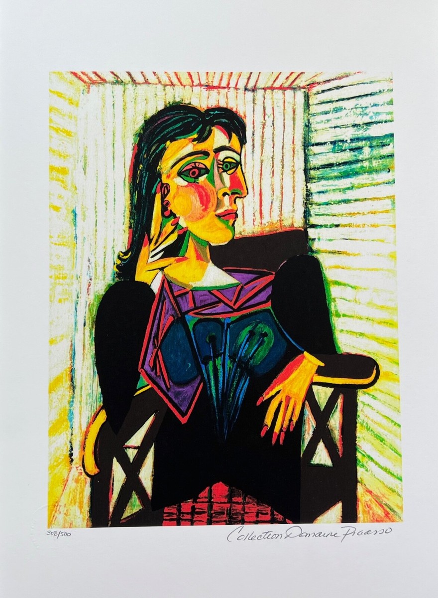 Pablo Picasso DORA MAAR Estate Signed & Numbered Giclee Art