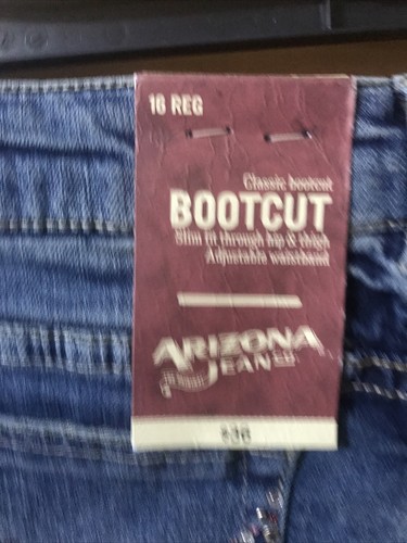 Arizona Jeans Mädchen Bootcut Hose Größe 16 Reg blau neu mit Etikett (TW-3524) - Bild 3 von 6