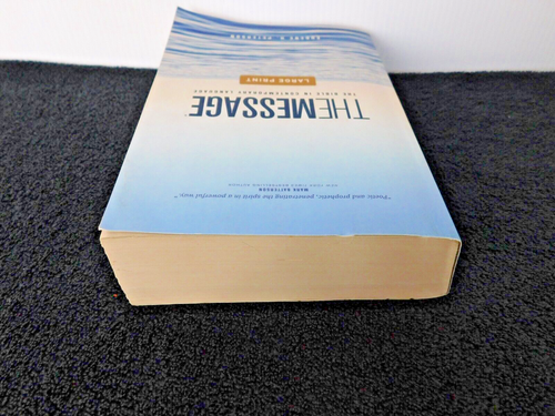 The Message: The Bible in Contemporary Language by Eugene H Peterson Large Print - Picture 4 of 9