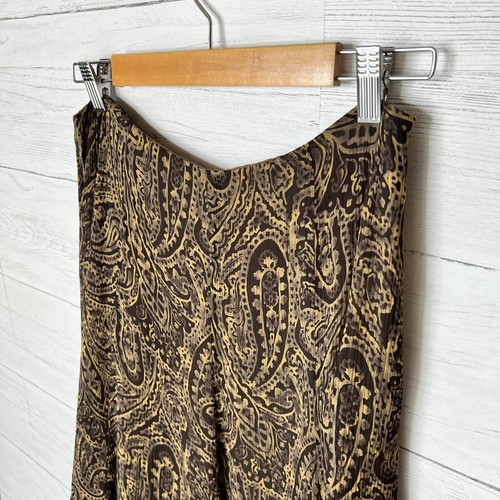 Jupe femme Lauren Ralph Lauren taille 10P cachemire moody foncé midi/maxi fluide - Photo 8/17