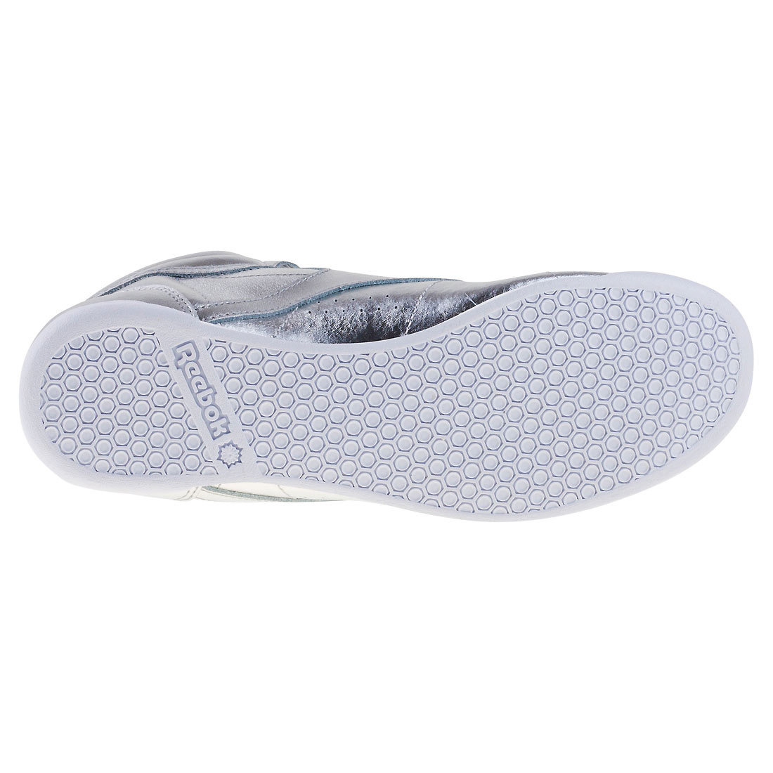 Reebok Freestyle de Hi metalizado señora plata cortos de Freestyle cuero - 5 UK 03a8ab Reebok Freestyle de Hi metalizado señora plata cortos de Freestyle cuero - 5 UK 03a8ab