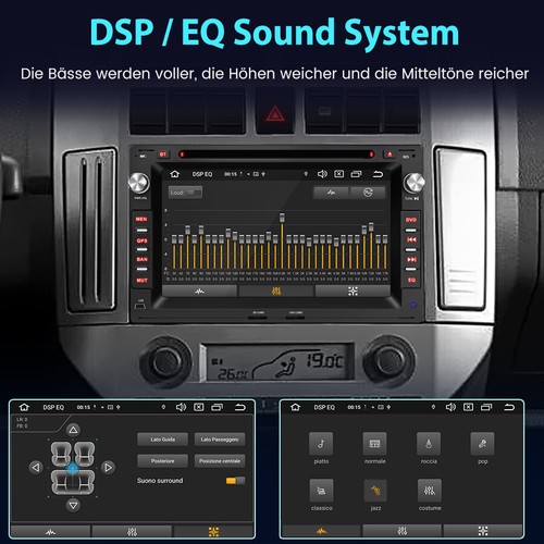 Für VW Polo 9N Golf Jetta MK4 Passat B5 T5 Carplay Android 13 CD DVD GPS NAVI 4G - Bild 12 von 14