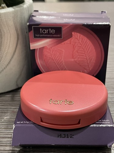 TARTE  ~ AMAZONIAN CLAY 12 HOUR BLUSH ~ BLISSFUL ~ 0.20 OZ BOXED - Picture 8 of 9