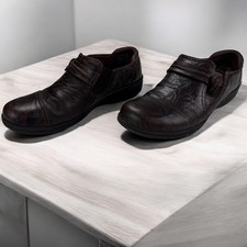 Clarks Cheyn Madi Womens Leather Casual Slip On Loafers Flats Size 8 M Brown