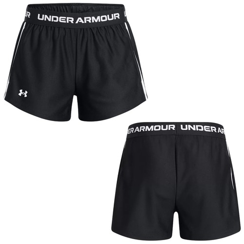 Under Armour Junior Girls Kids Tech Play Up Shorts Lightweight Sports UA - Picture 2 of 5