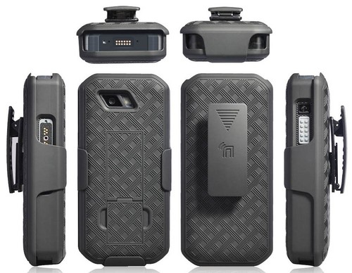 Noir Étui Béquille Housse + Ceinture de pour Sonim XP5s Téléphone (XP5800) - Photo 9 sur 11