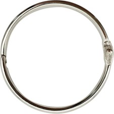 3 Inch (12 Pack) Loose Leaf Binder Book Rings, with Metal 3inch, silver 