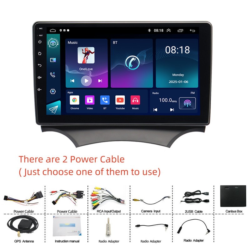 9"" Car GPS Navigation WiFi Radio Stereo For Ford Ka 2008-2014 4G+32G For Carplay