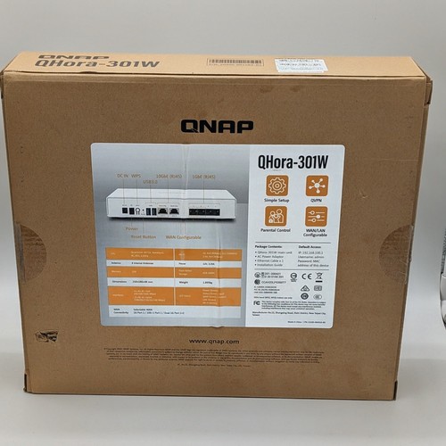 QNAP QHora-301W Dual 10GbE Router Dual Band QuWan MU-MIMO Next-Generation - Picture 4 of 7