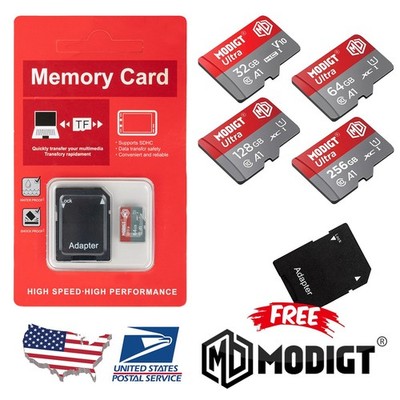Durable Micro SD Card 32GB 64GB 128GB 256GB Ultra Class 10 SDXC SDHC Memory Card