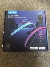 Govee - RGBIC LED Neon Rope Light for Desks 6.5ft - Multi