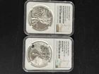 U.S. Mint American Eagle 2013 Silver Set NGC SP70 PF70 1oz each