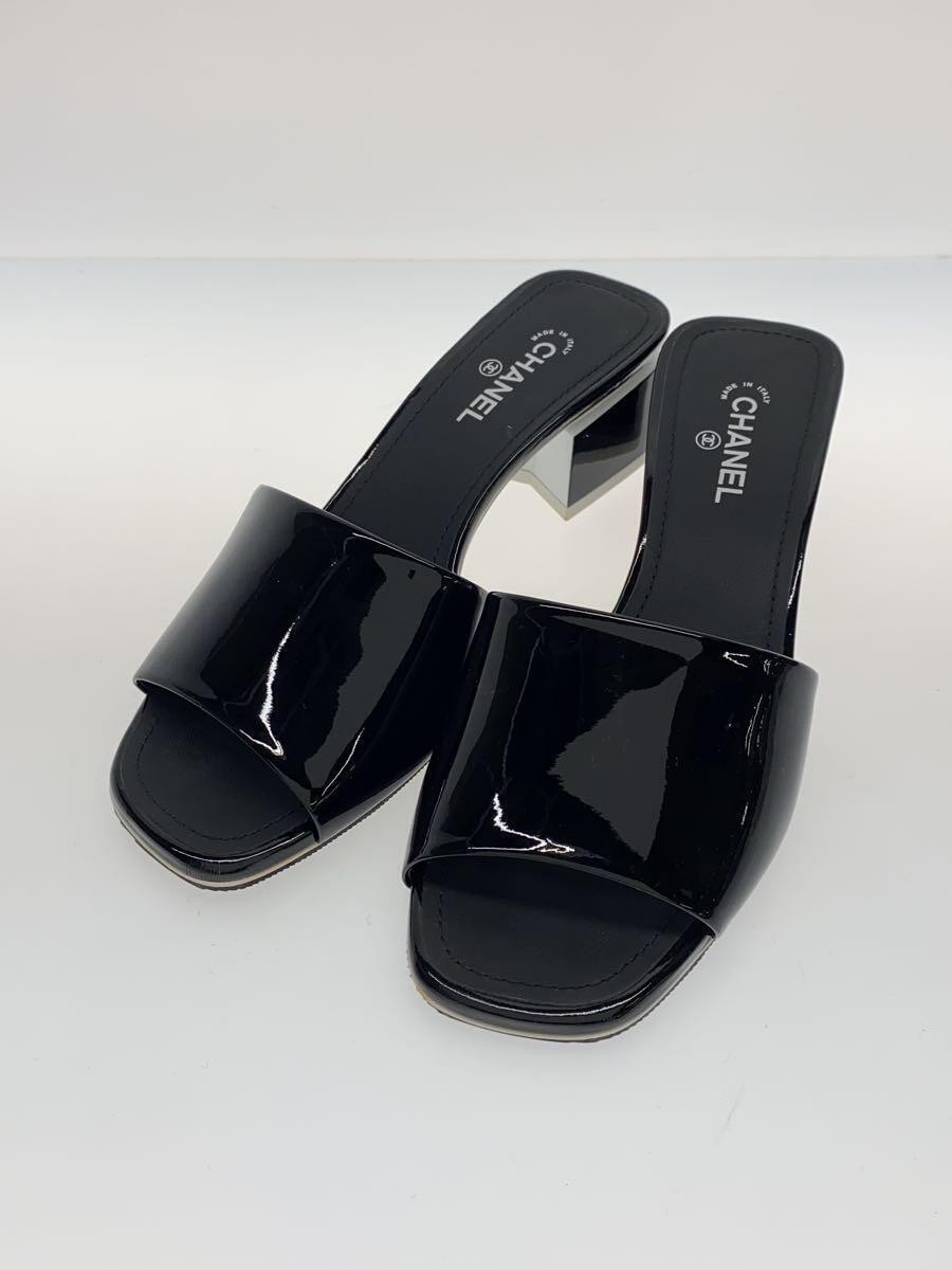 Auth CHANEL Sandals Size 35 / US 5 Black G38689 Y55660 K3719