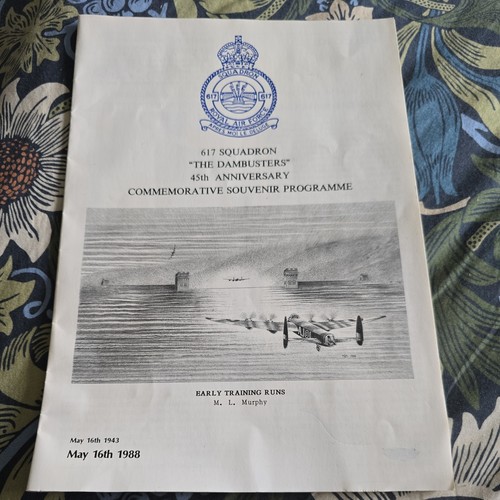 617 Squadron Programme Magazine 45th Anniversary 1988 Dambusters WW2
