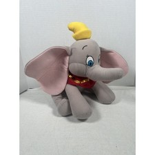Disney Parks Large 13 -14" Dumbo Plush Doll Stuffed Elephant Pre-Owned