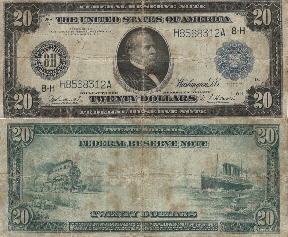 $20 US Federal Reserve Large Notes for sale | eBay