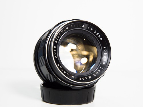 Ricoh Auto Rikenon (Tomioka Planar) 55mm f1.4 M42 Lens - CLEAN - Picture 2 of 7