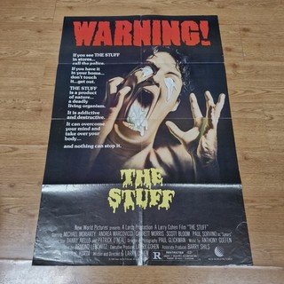 THE STUFF 1985 Original US One Sheet Movie Poster 27"x40" LARRY COHEN HORROR